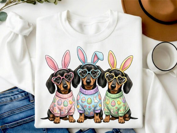 Dachshund Easter Bunnies (Shirt)