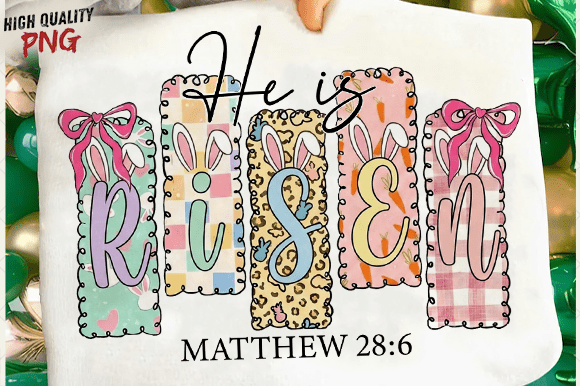 He is Risen Rectangles