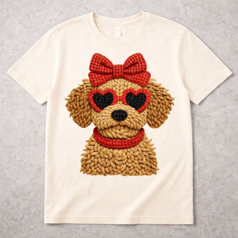 Goldendoodle Dog Valentine - Adult Shirt (Copy)