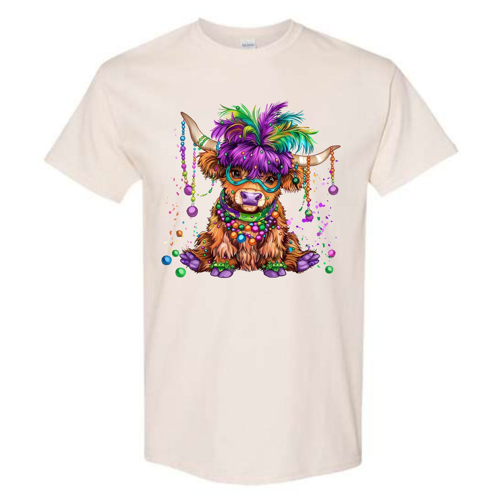Mardi Gras Highland Cow