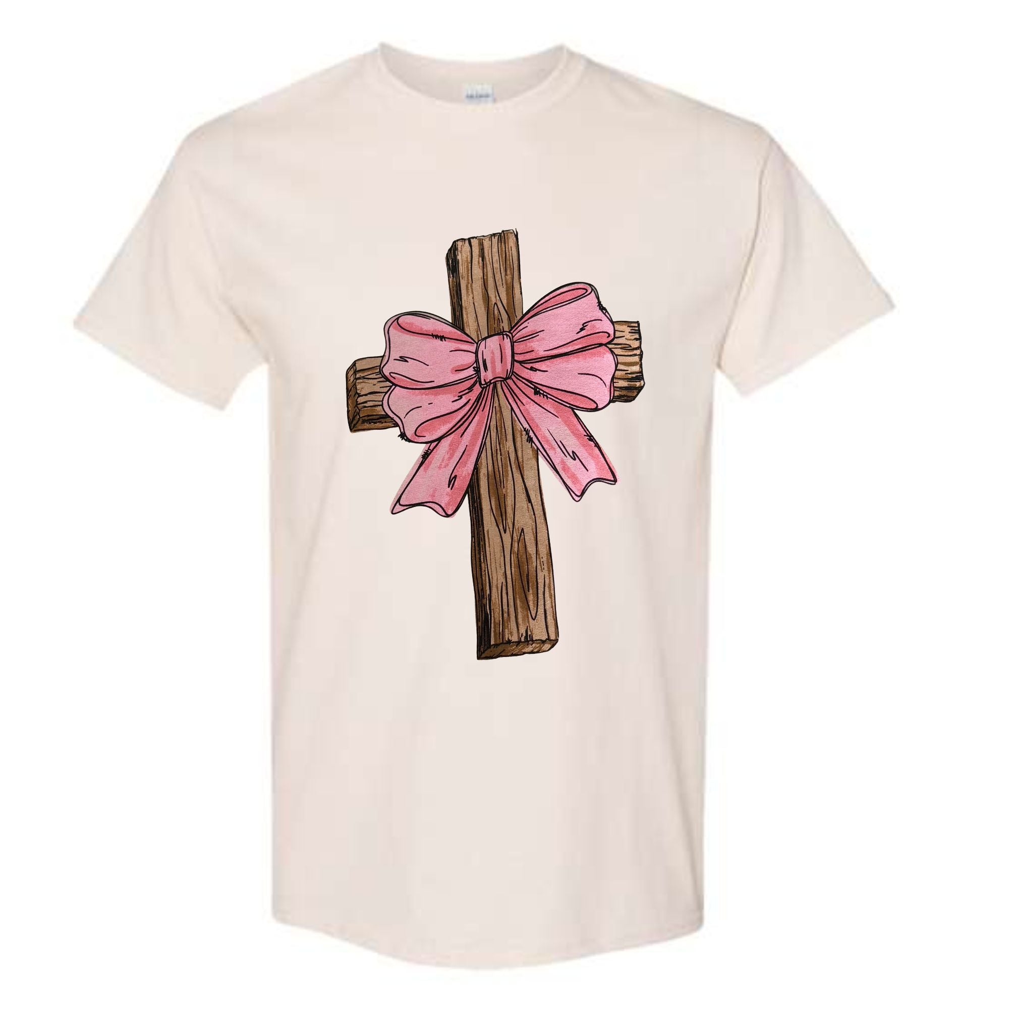 Wooden Cross with Bow